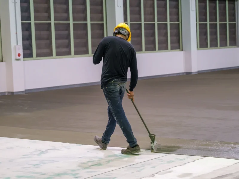 SELF-LEVELING CONCRETE